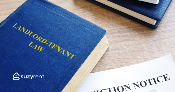 Book showing landlord-tenant law and eviction notice Philippines