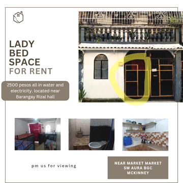 Bedspace for working girls