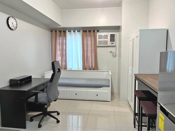 Fully Furnished Studio Condo Unit in Blue Residences (Near ADMU, UPD)