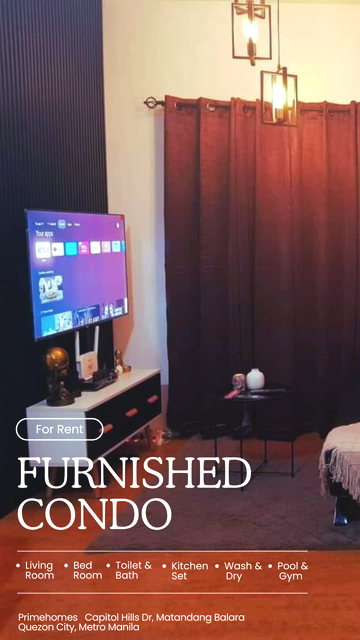 1br Condo Unit for Rent