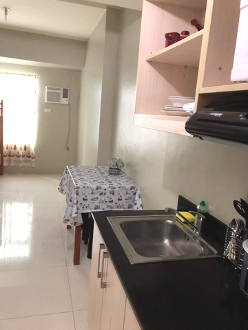 Furnished studio unit at Vista Taft